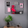 Wallity WR013 Accesorio decorativo de pared en Negro
